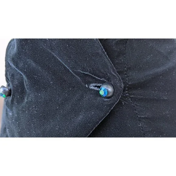 💜✨Black Velvet w/Lace Set - Back View - Picture 4 of 10